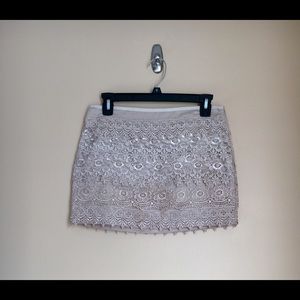 Lace Mini Skirt